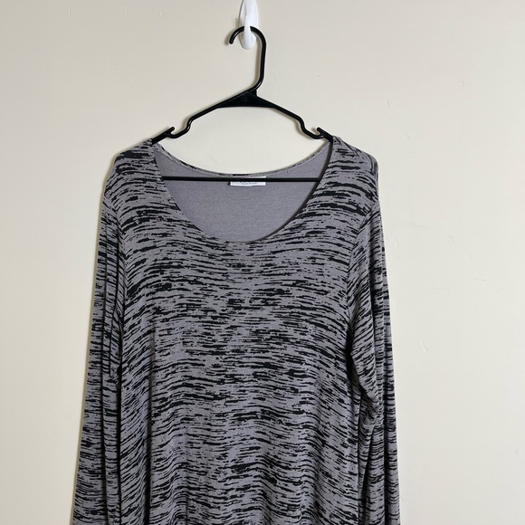Bryn Walker Black and Gray Maxi Dress Size L - Picture 3 of 11